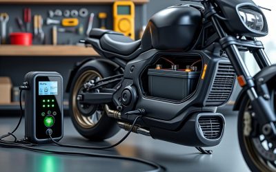 Charger une batterie de moto sans la démonter