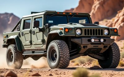 H1 Hummer Pickup : le monstre militaire homologué pour la route