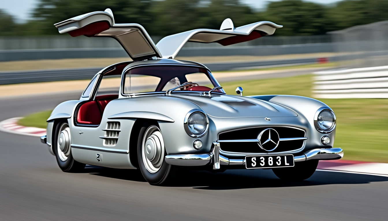 découvrez la mercedes 300 sl, l’icône intemporelle de l’automobile célèbre pour ses portes papillon uniques et son design remarquable.