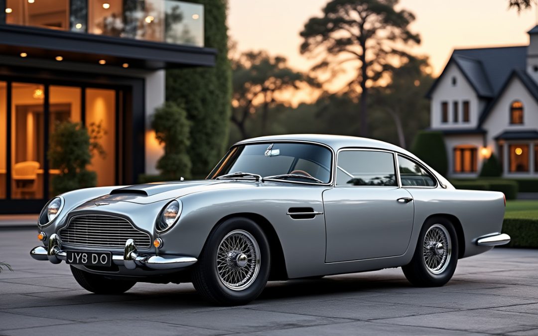 découvrez l'aston martin db5, la voiture la plus emblématique du cinéma, célèbre pour son design élégant et ses apparitions légendaires dans les films de james bond.